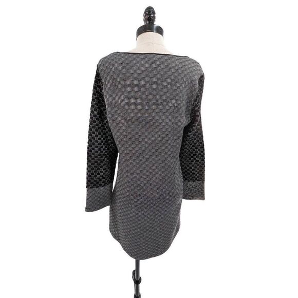 Papillon Women's Long Sleeve Colorblock Tunic Dress Size Large - Picture 7 of 16